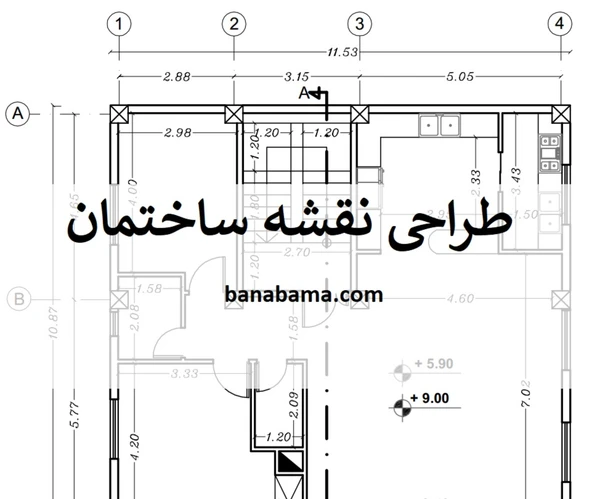 طراحی نقشه ساختمان